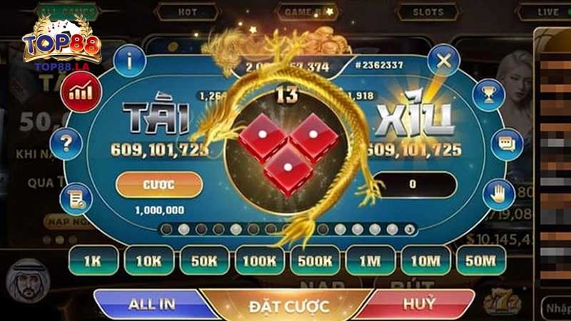 Chiến thuật giành thưởng game Top88 Tài Xỉu